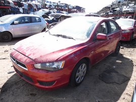 2013 MITSUBISHI LANCER ES RED 2.0 AT 2WD 213997213994 